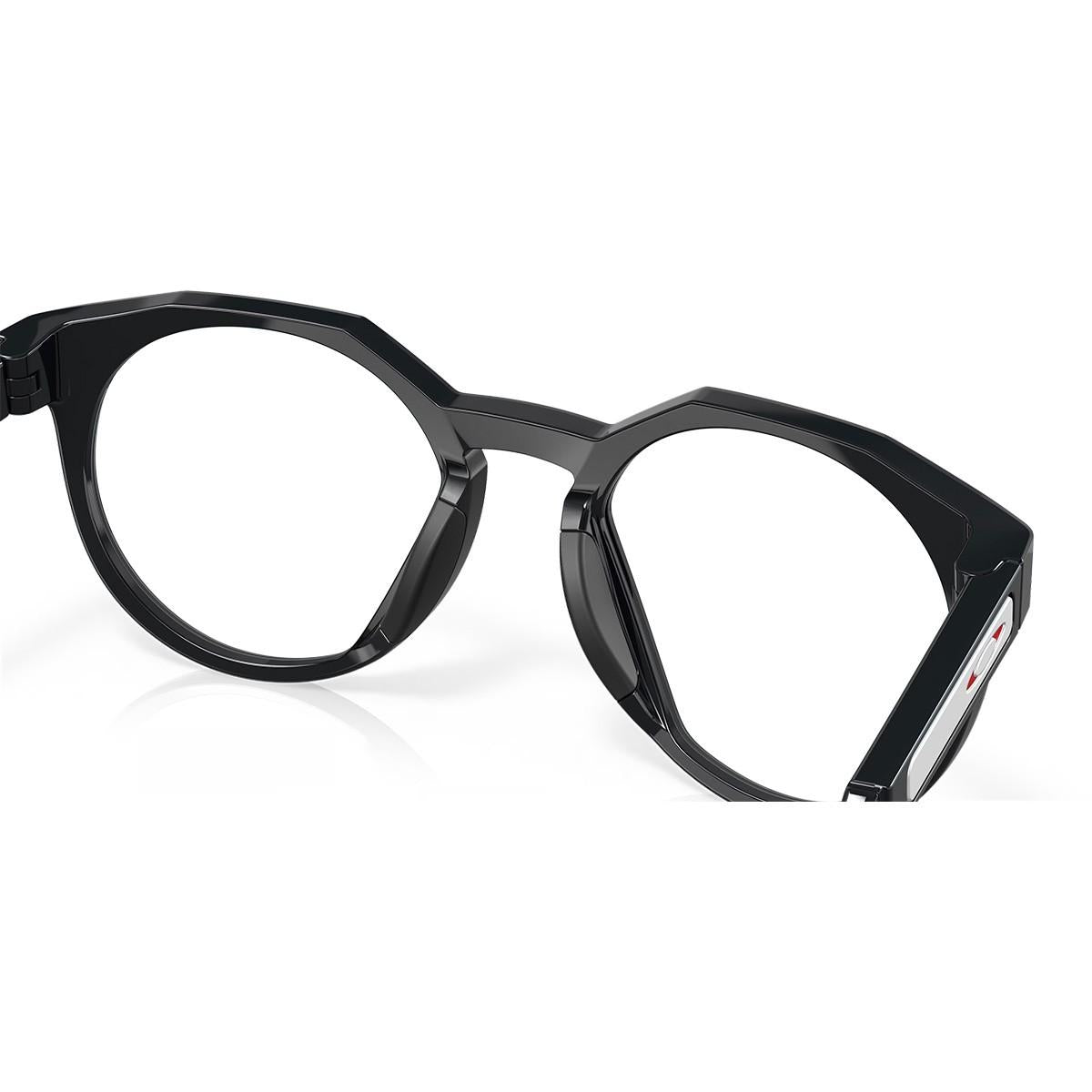 Óculos de Grau Redondo Oakley HSTN RX Polished Black