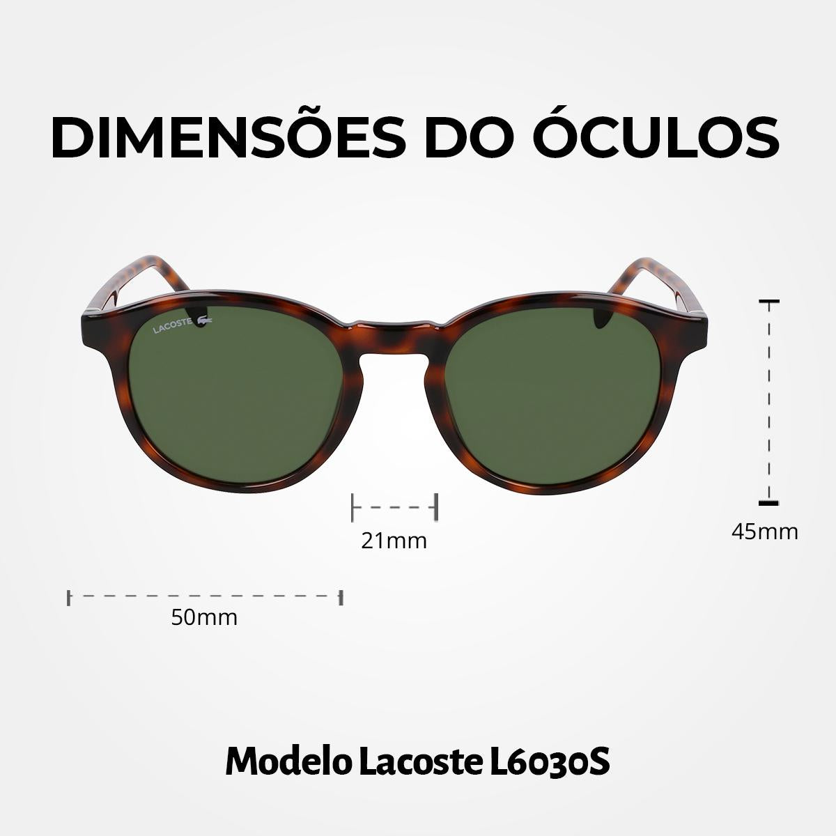 Óculos de Sol Lacoste 6030S Havana