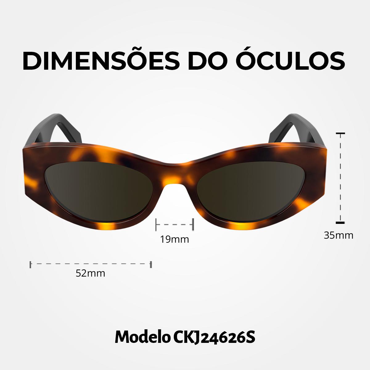 Óculos de Sol Calvin Klein jeans 24626S Havana Brown