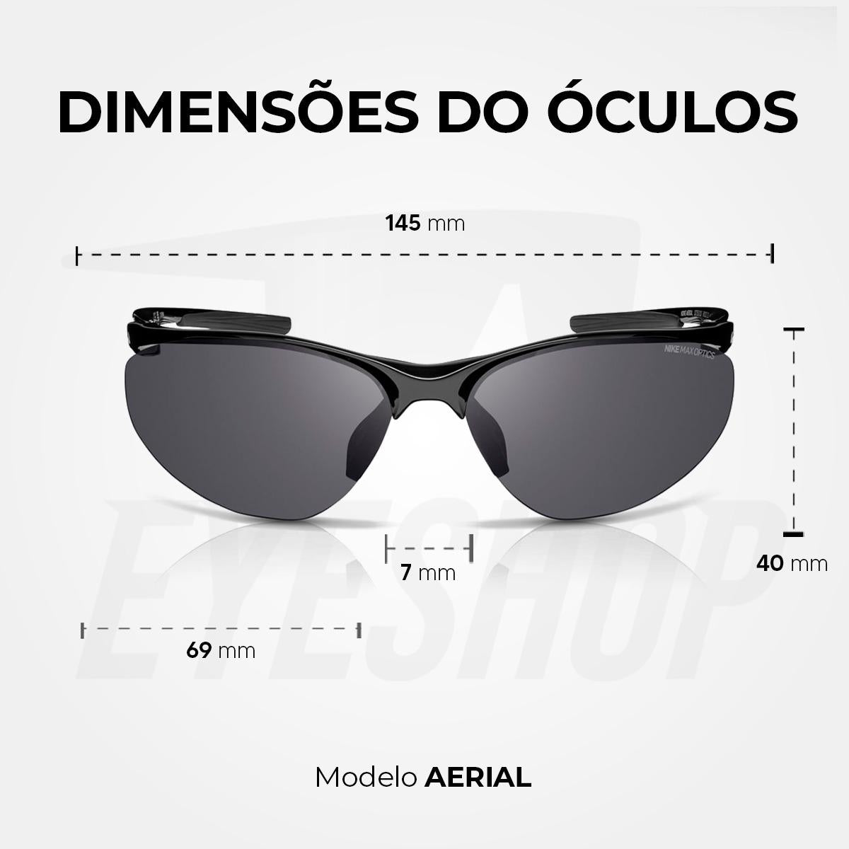 Óculos de Sol Nike Aerial DZ7352 Black