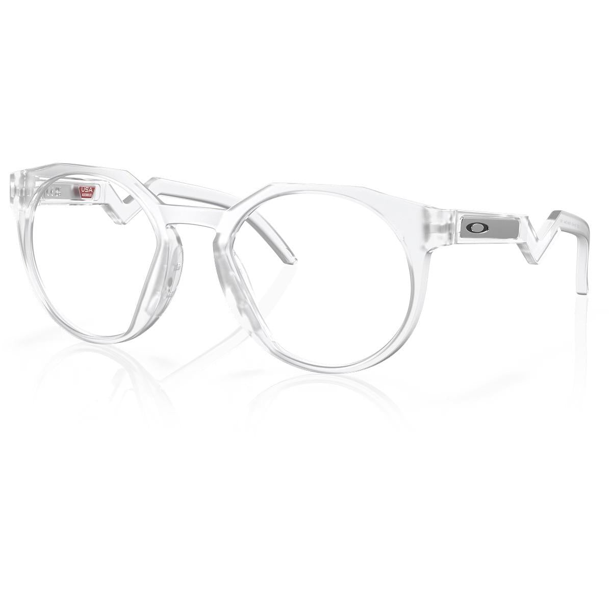 Óculos de Grau Redondo Oakley HSTN RX Matte Clear