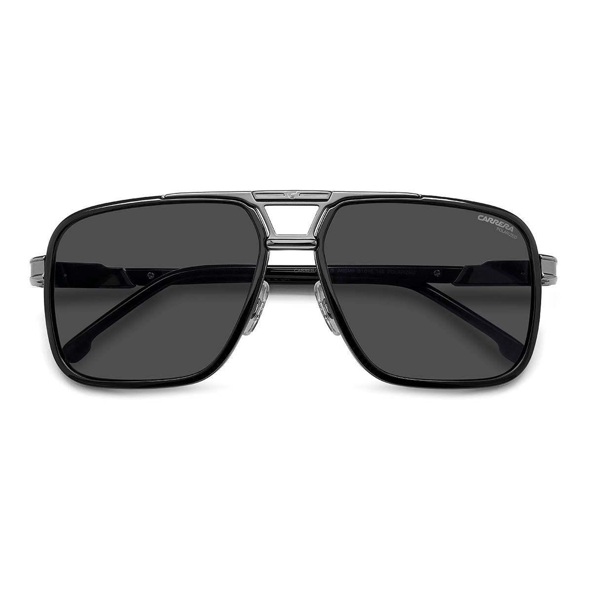 Óculos de Sol Carrera 1071S Black Dark Silver Dark Grey Polarized
