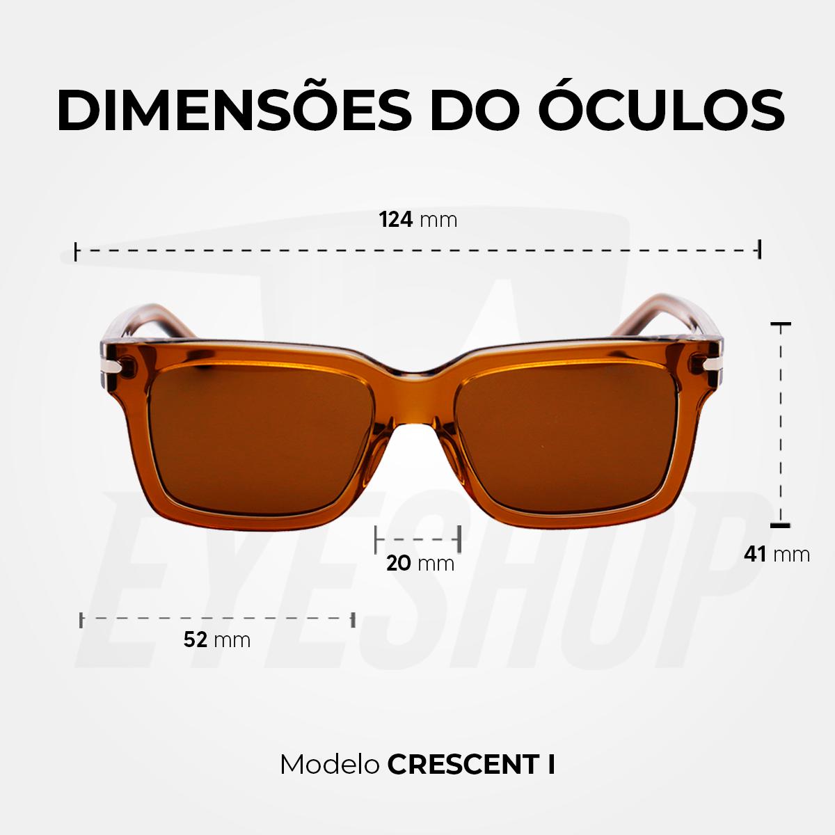 Óculos de Sol Nike Crescent I EV 24017 Amber Amber Brown