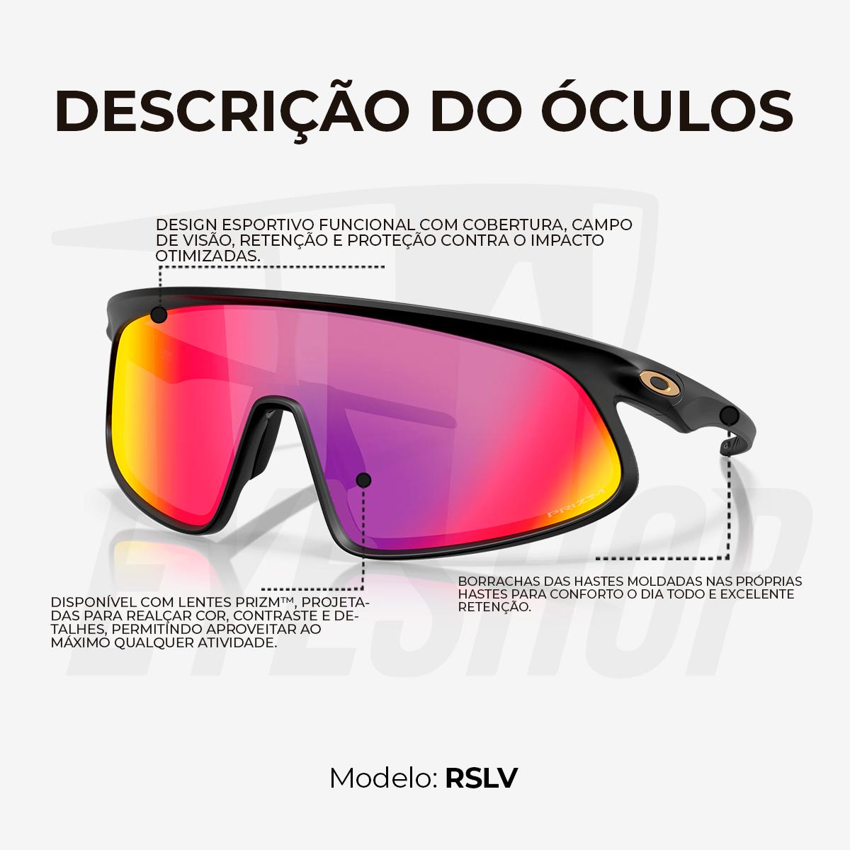 Óculos de Sol Oakley Rslv Matte Black Prizm Road