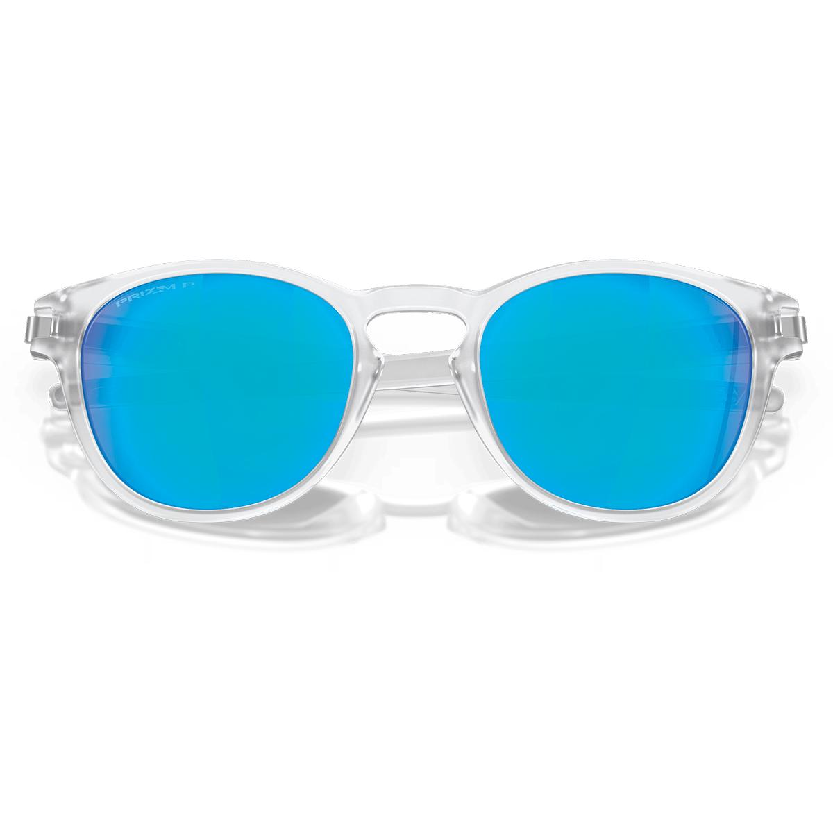 Óculos De Sol Oakley Latch Matte Clear Prizm Sapphire