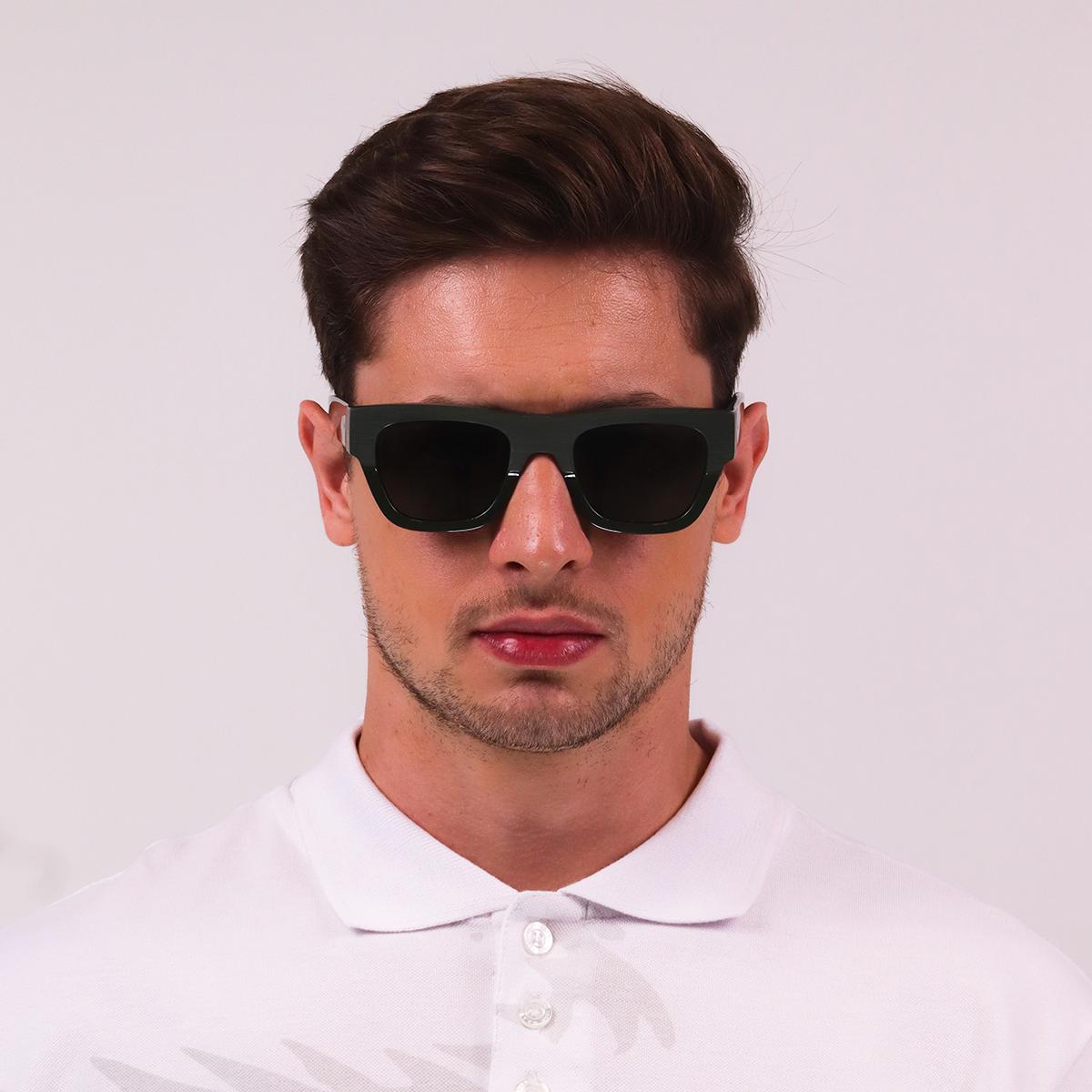 Óculos de Sol Calvin Klein 24510S Green Solid Green