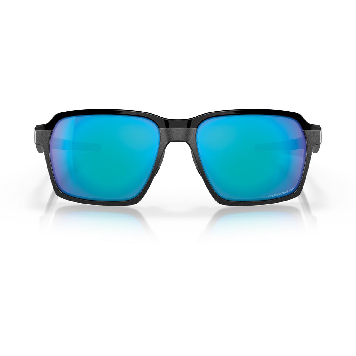 Óculos De Sol Oakley Parlay Steel Prizm Sapphire Polarizado