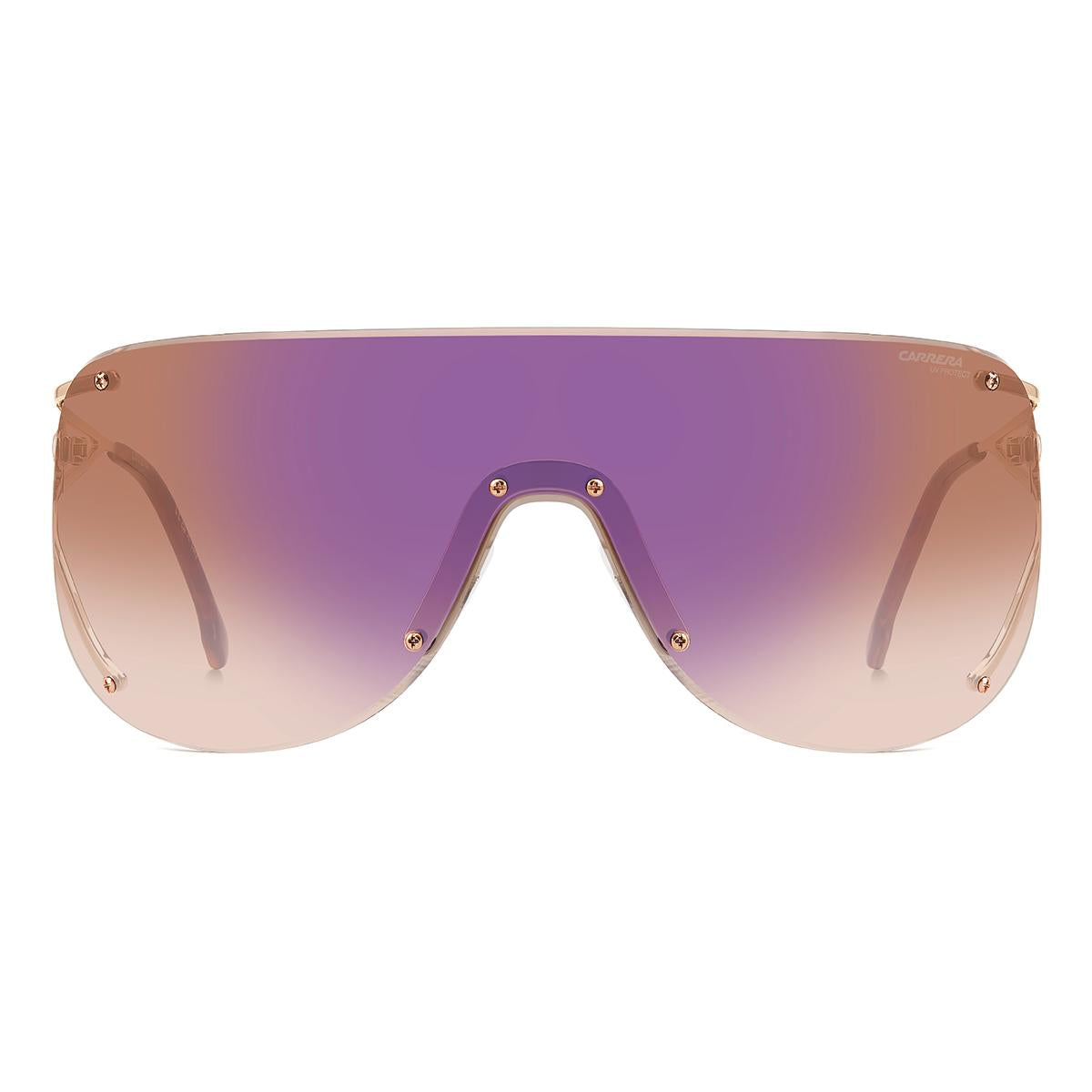 Óculos de Sol Carrera 3006S Gold Cooper Brown Shaded Blue Mirror