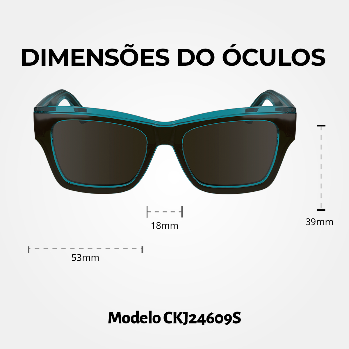 Óculos de Sol Calvin Klein jeans 24609S Brown