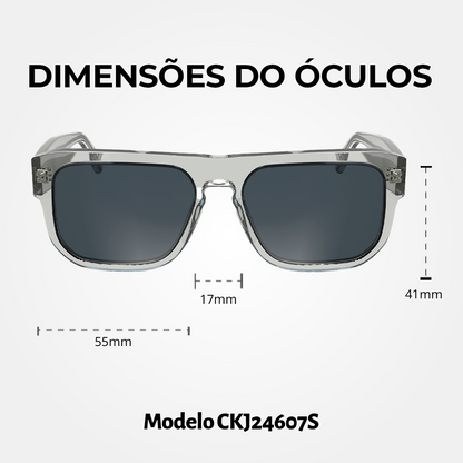 Óculos de Sol Calvin Klein jeans 24607S Crystal Striped Blue