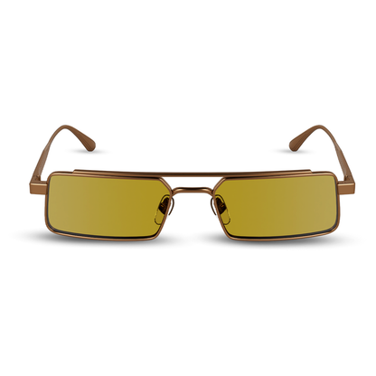 Óculos de Sol Calvin Klein 24111S Matte Amber Gold
