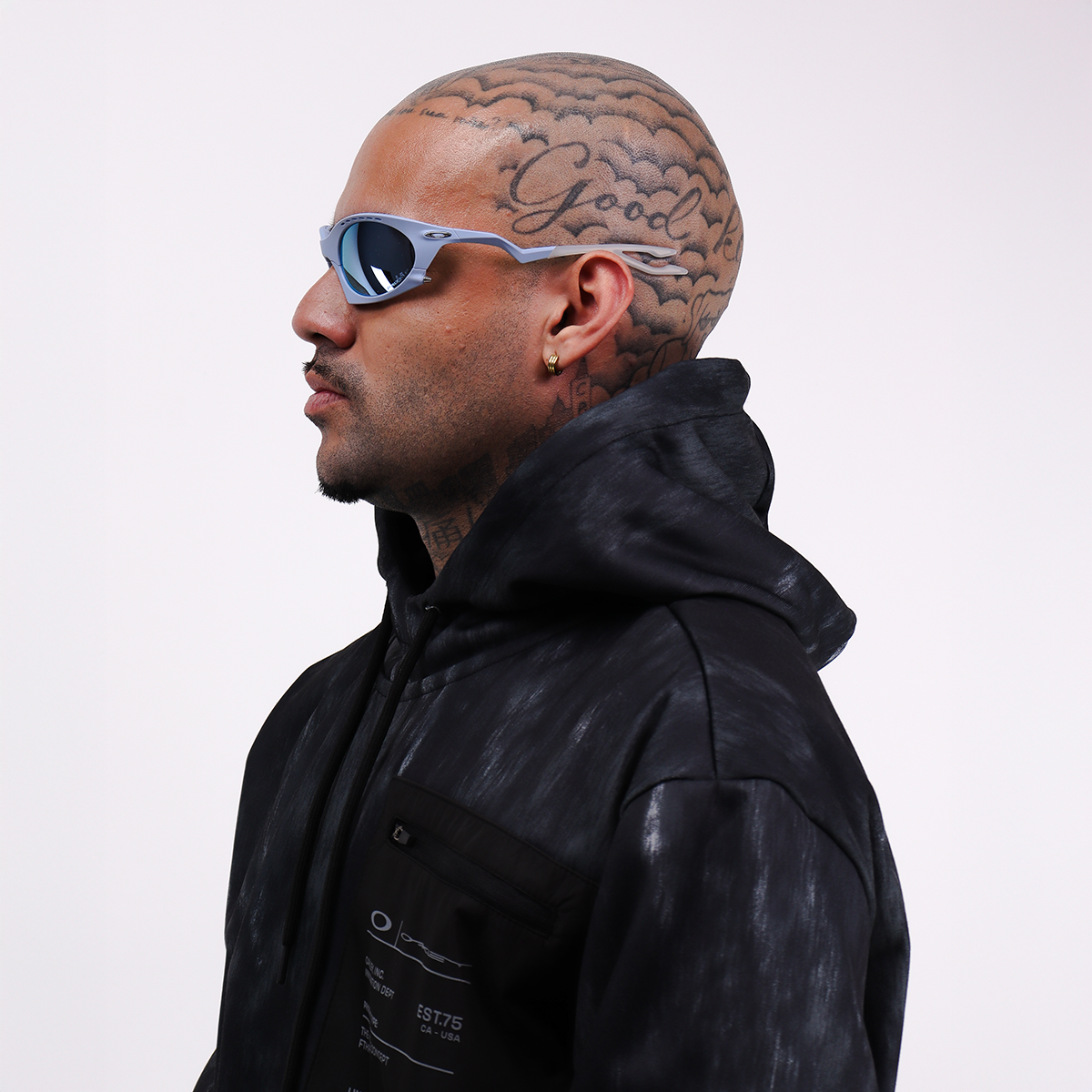 Óculos de Sol Oakley Plantaris Stomewash Deep Water Polariz
