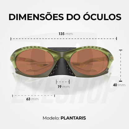 Óculos de Sol Oakley Plantaris Transparent Fern Tungsten