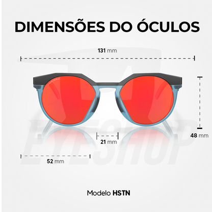 Óculos de Sol Oakley Hstn Matte Black Prizm Ruby Bio Matter