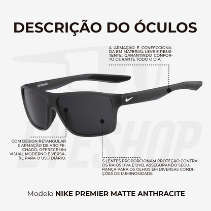 Óculos de Sol Nike Premier EV1071 Matte Anthracite/Dark Grey