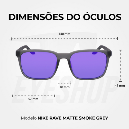 Óculos de Sol Nike Rave FD 1849 Matte Smoke Grey /Polar Purple