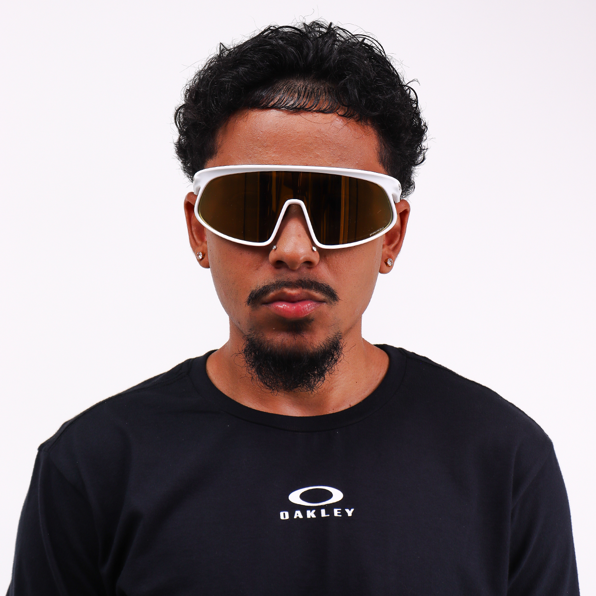 Óculos de Sol Oakley Rslv  Matte White Prizm 24K