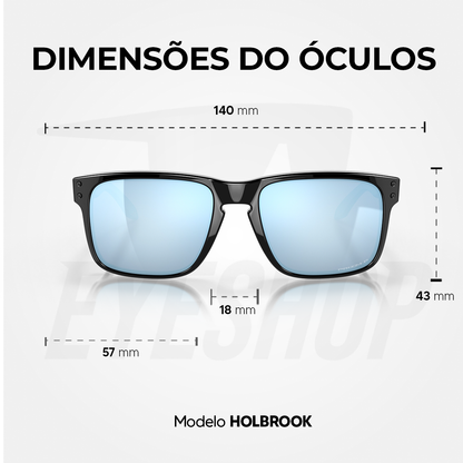 Óculos de Sol Oakley Holbrook Prizm Deep Water Polarizado