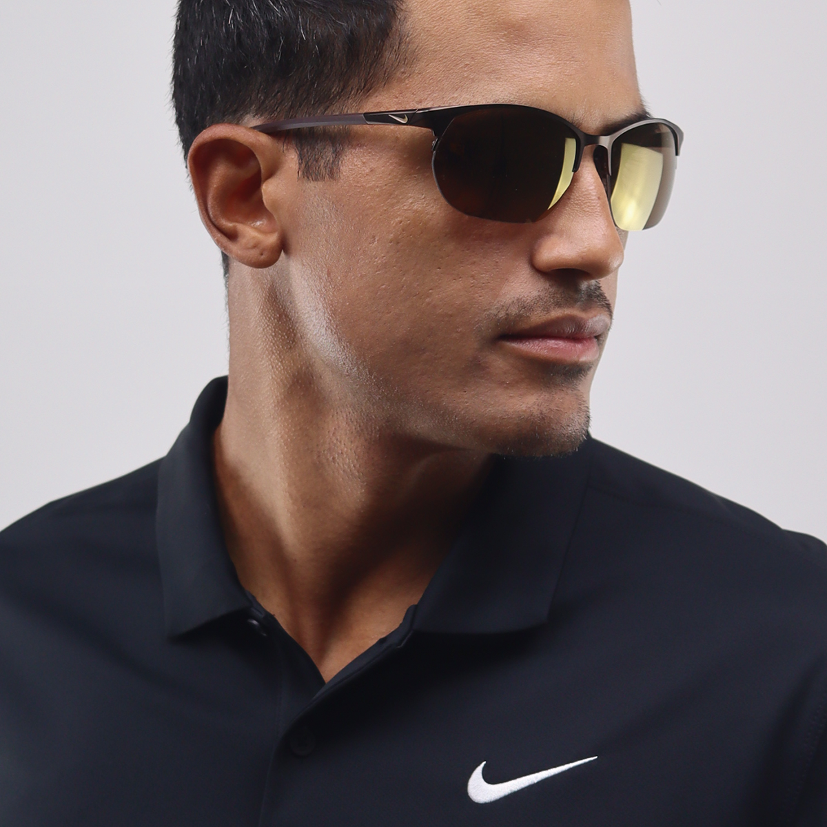 Óculos de Sol Nike Modern Metal Zone IH0911X Brushed Walnut / Amber Mirror