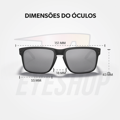 Óculos de Sol Oakley Holbrook Matte Black Prizm Polarizado