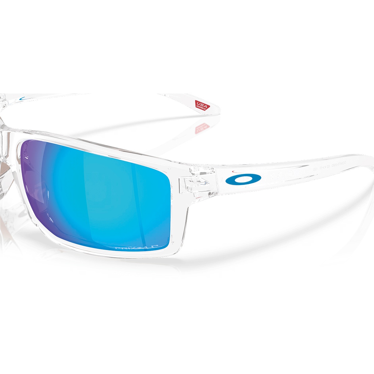 Óculos Oakley Gibston XL Clear Prizm Sapphire Polarizado