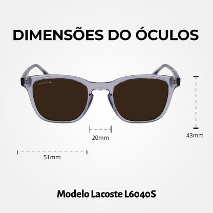 Óculos de Sol Lacoste 6040S Gray