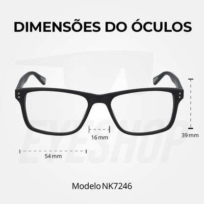 Óculos de Grau Nike 7246 Matte Black