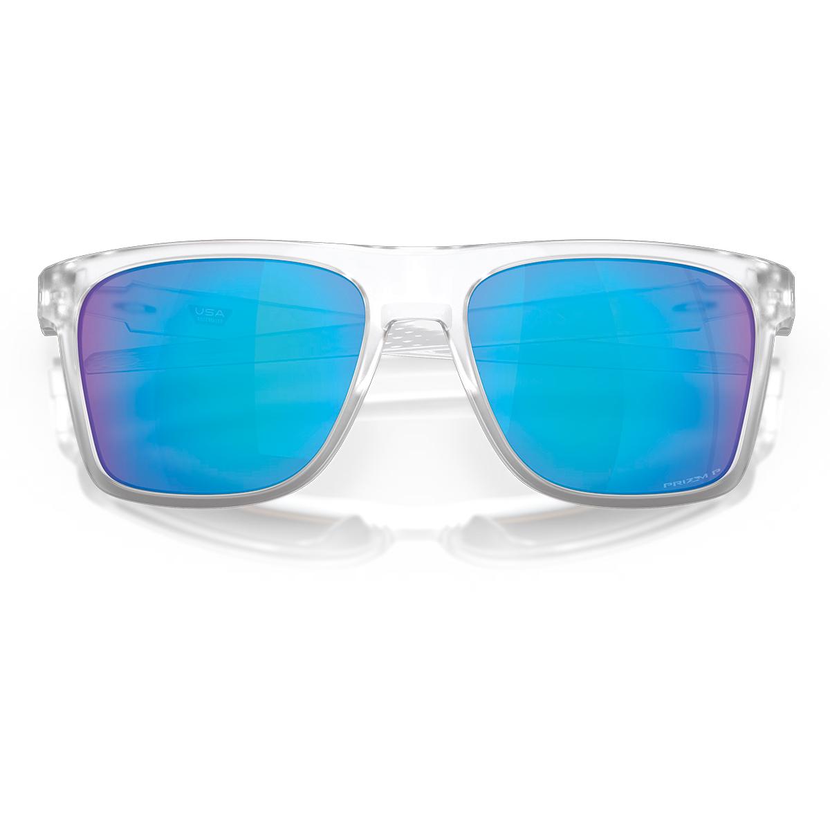 Óculos Oakley Leffingwell Clear Prizm Sapphire Polarizado