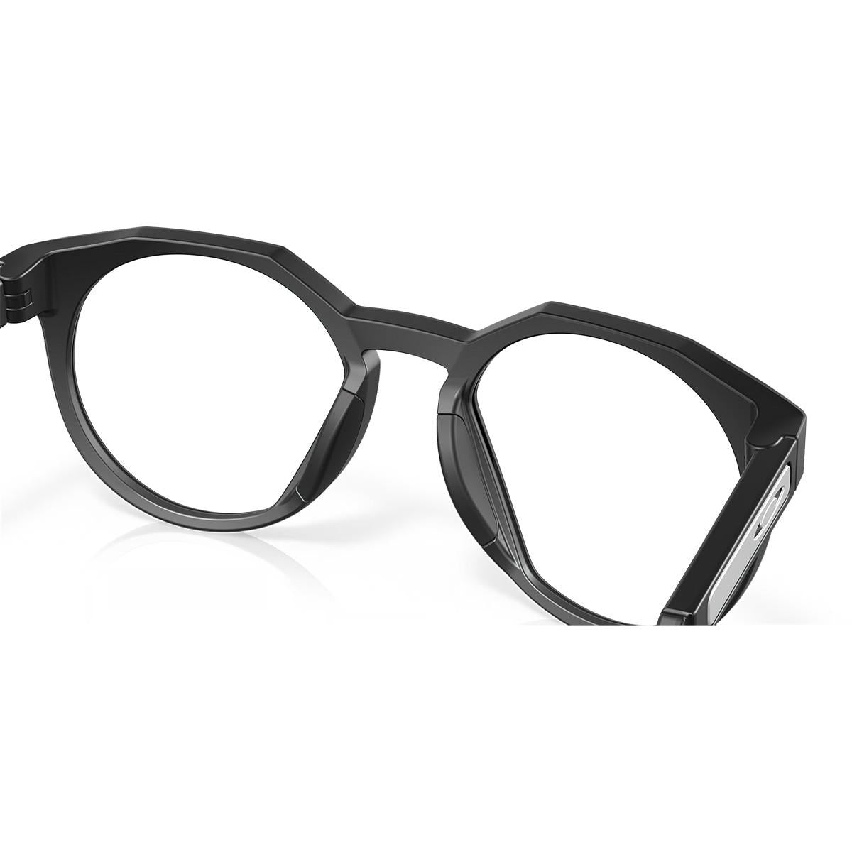 Óculos de Grau Redondo Oakley HSTN RX Matte Black