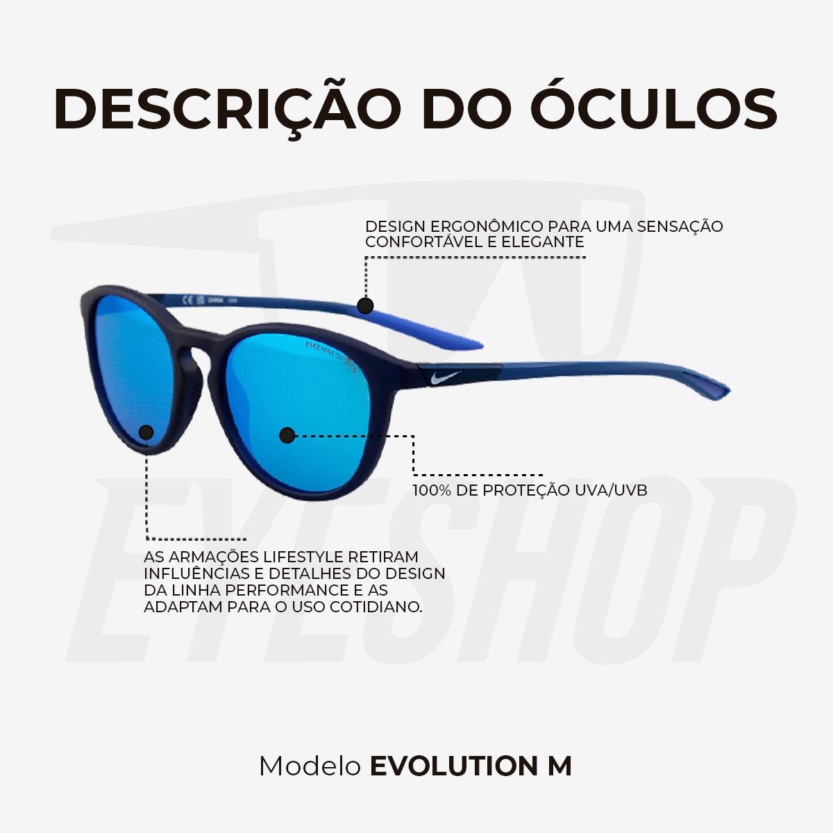 Óculos de Sol Nike Evolution DZ7362 Matte Midnight Navy