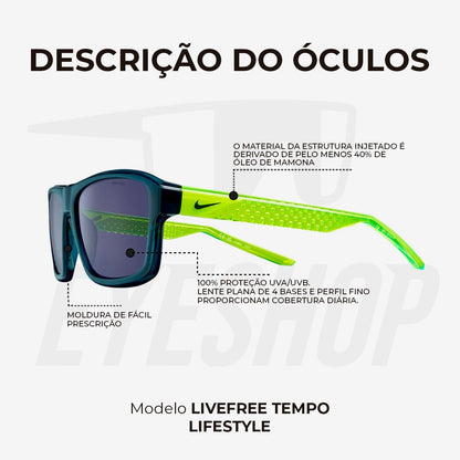 Óculos de Sol Nike Livefree Tempo EV24044 Armory Navy Blue