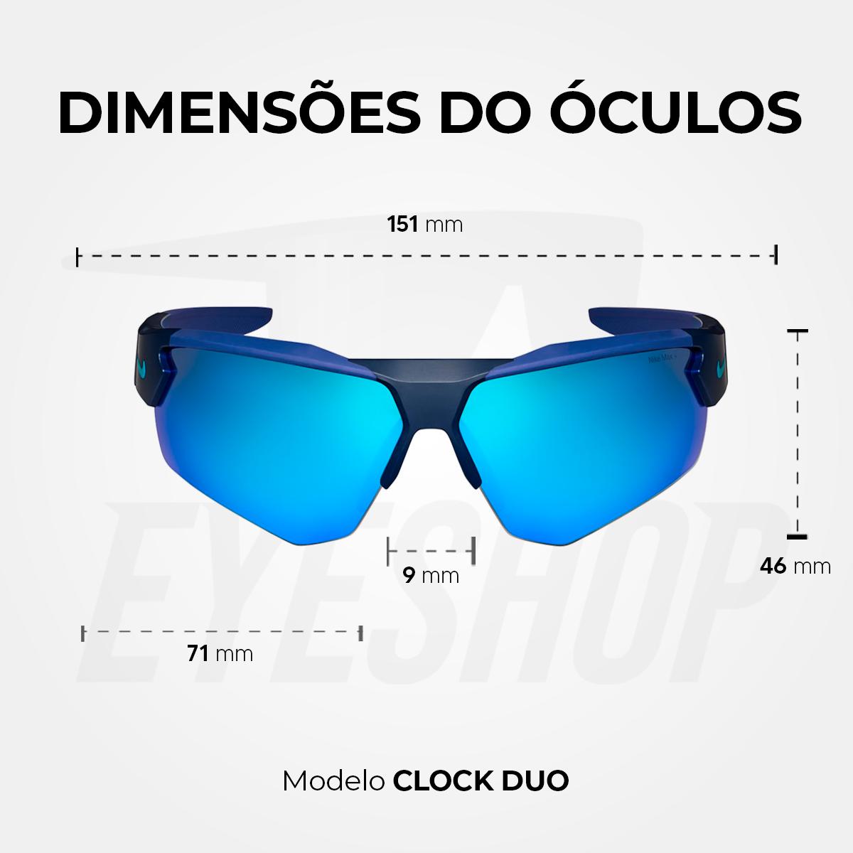 Óculos de Sol Nike Cloak DUO EV24036 Matte Obsidian Blue