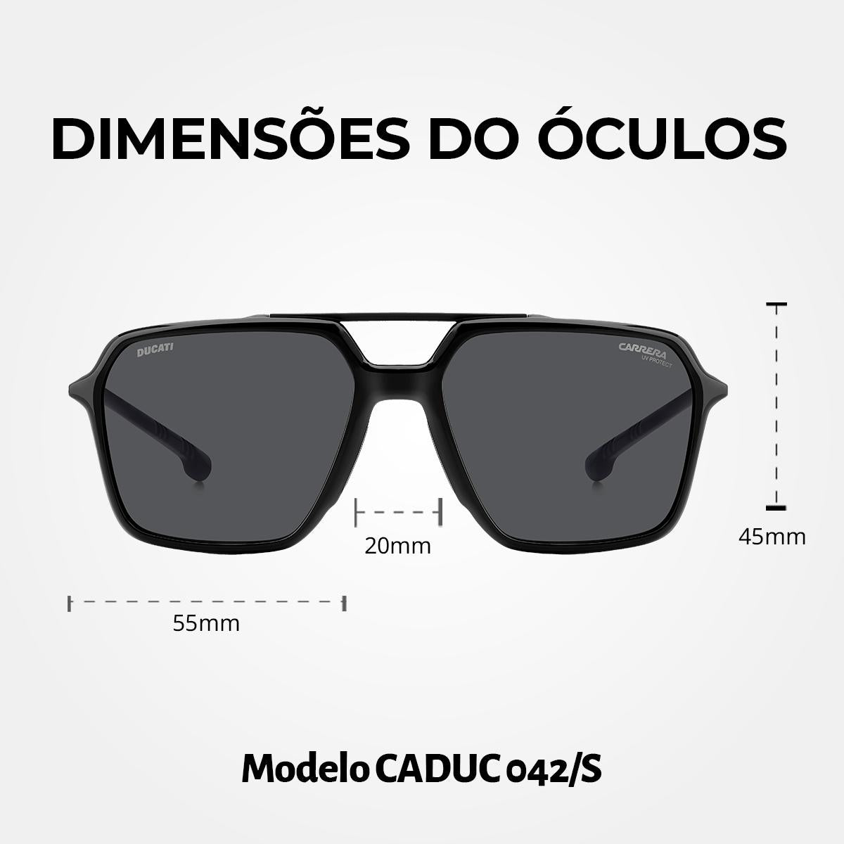 Óculos de Sol Carrera Ducati 042S Black