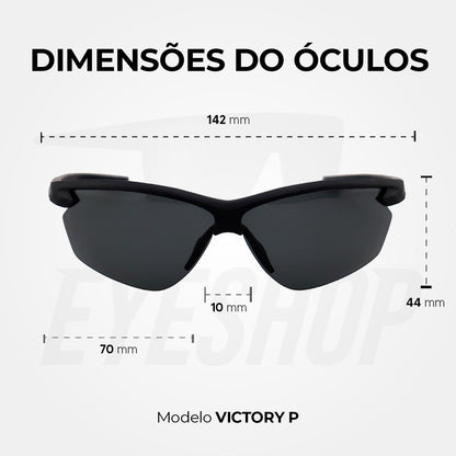 Óculos de Sol Nike Victory DV2146 Matte Black Polar Grey Polarized