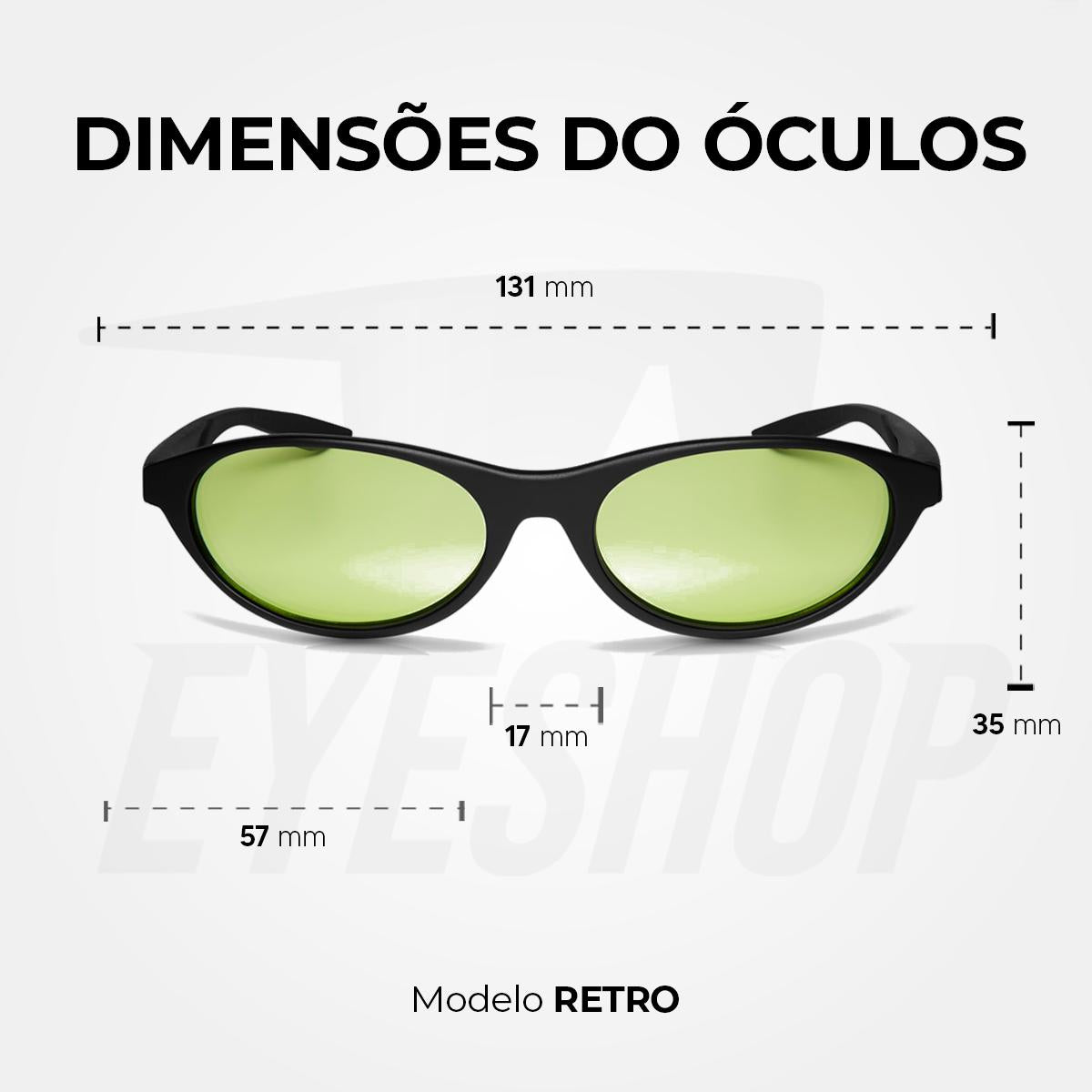 Óculos de Sol Nike Retro E DV6953 Black Green