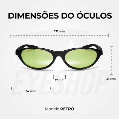Óculos de Sol Nike Retro E DV6953 Black Green