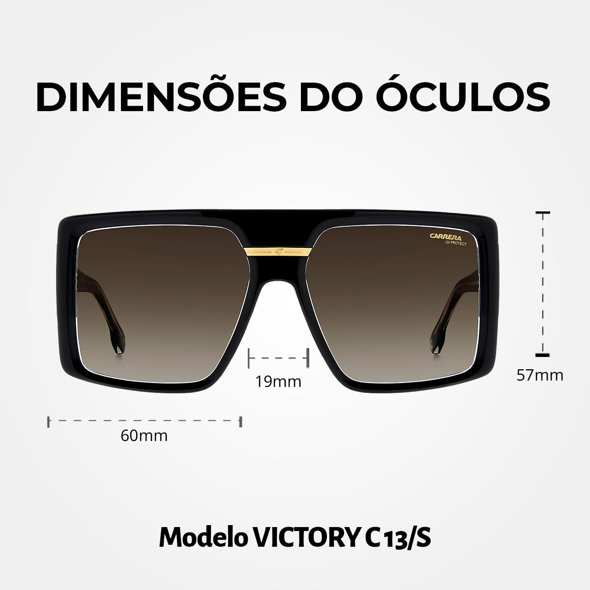 Óculos de Sol Carrera Victory C 13S Black Crystal