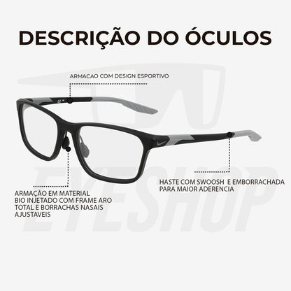 Óculos de Grau Nike 7405 Black