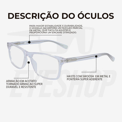 Óculos de Grau Nike 7246 Clear