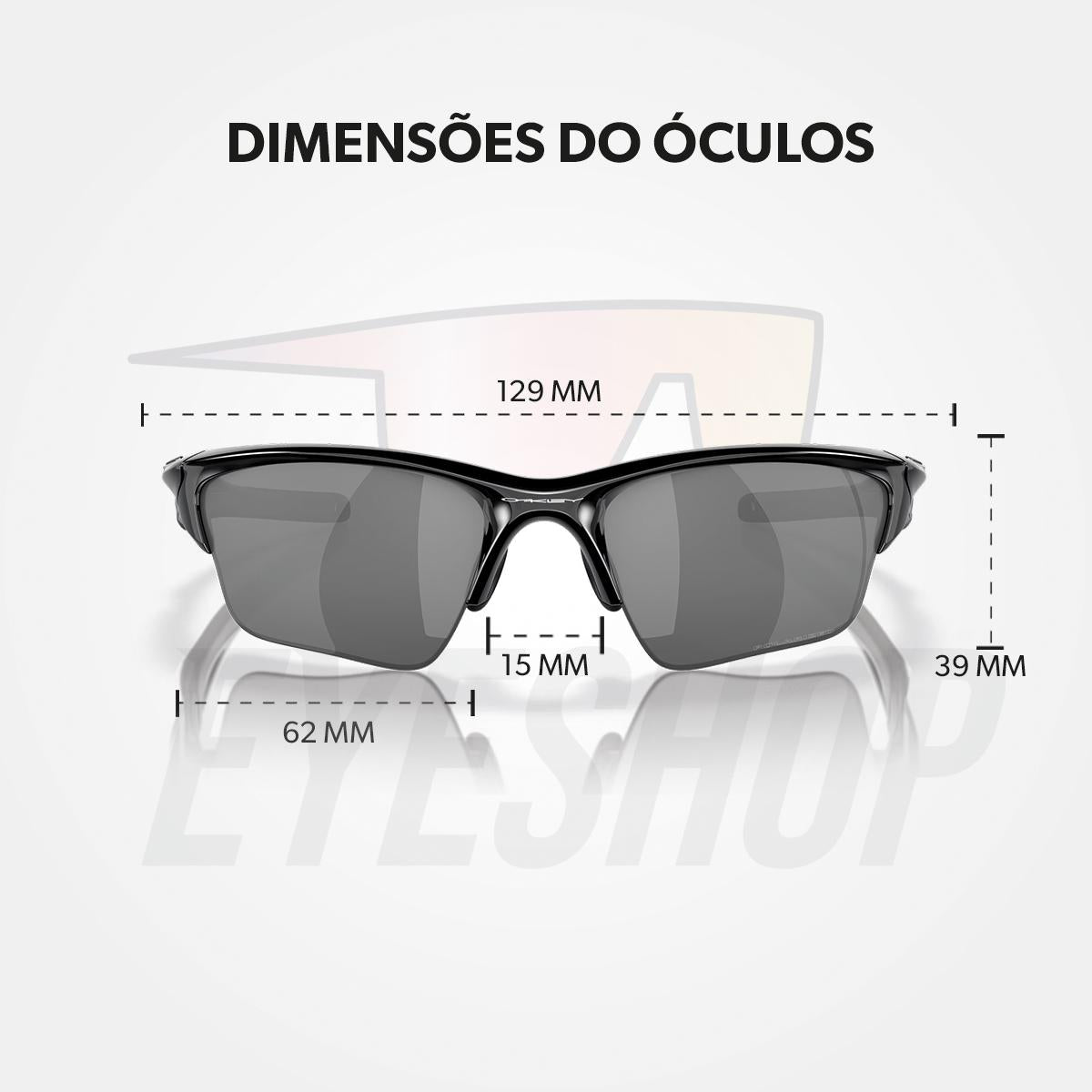 Óculos de Sol Oakley Half Jacket 2.0 XL Polarizado