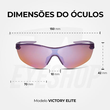 Óculos de Sol Nike Victory Elite E DV2135 Matte Purple Violet Mirror