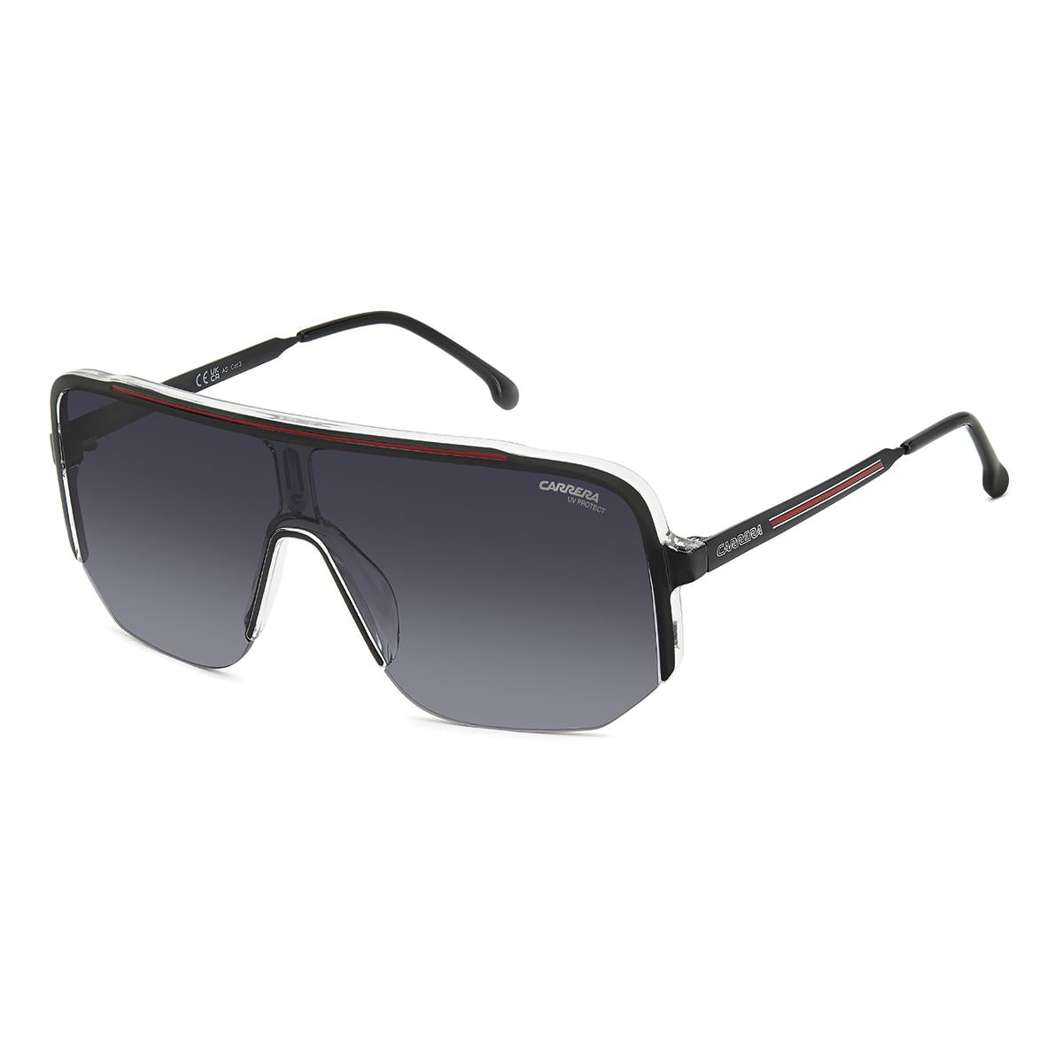 Óculos de Sol Carrera 1060S Black Red Dark Gray Shades