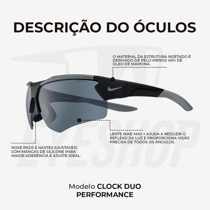 Óculos de Sol Nike Cloak DUO EV24036 Matte Grey Grey