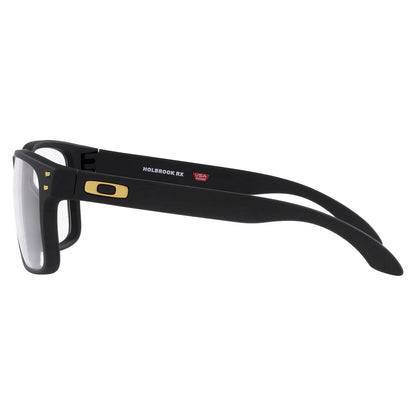 Óculos Para Grau Oakley Holbrook Rx Satin Black Gold Pin