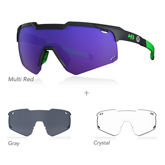 Óculos De Sol Esportivo Hb Shield Evo Pqp Kit 2.0