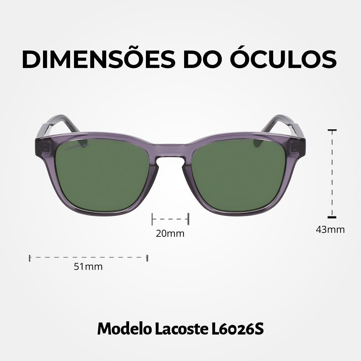 Óculos de Sol Lacoste 6026S Grey