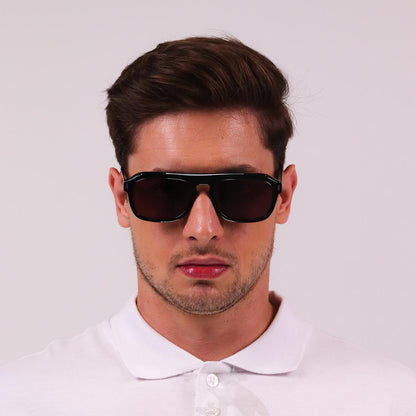 Óculos de Sol Calvin Klein 24504S Black Solid Smoke