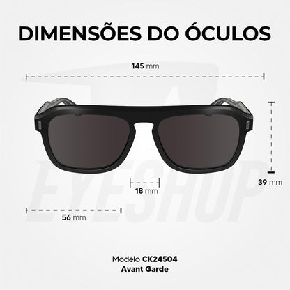 Óculos de Sol Calvin Klein 24504S Havana Forest Green