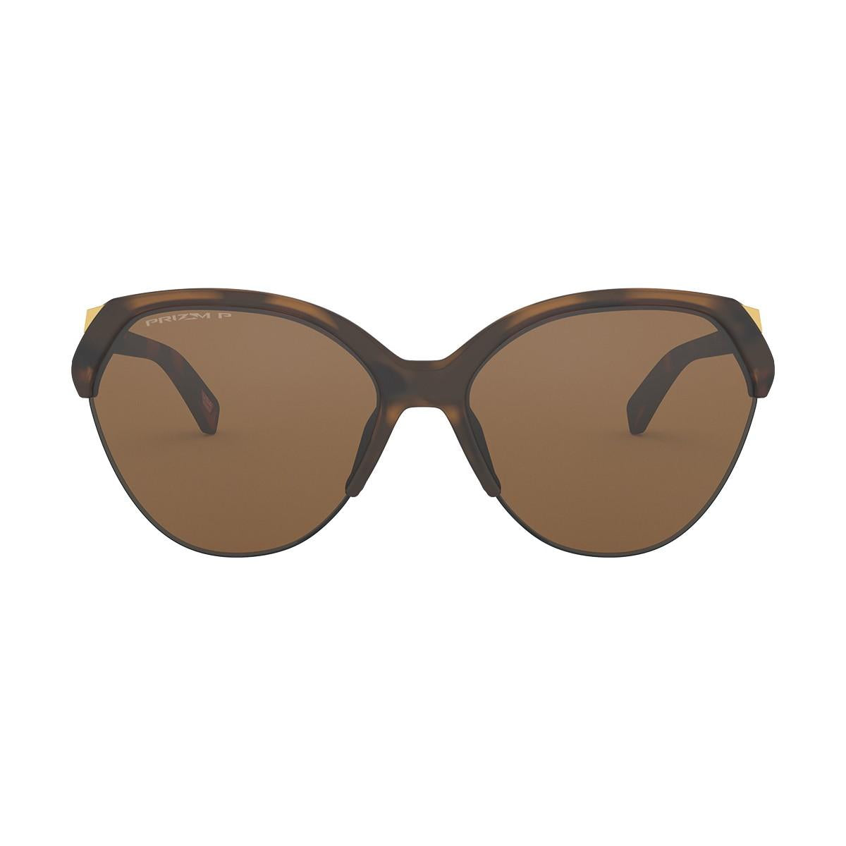 Óculos de Sol Oakley Trailing Point Marrom Prizm Polarizado