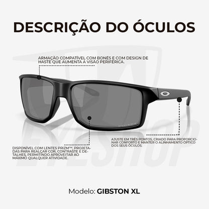 Óculos de Sol Oakley Gibston XL Matte Black Prizm Black